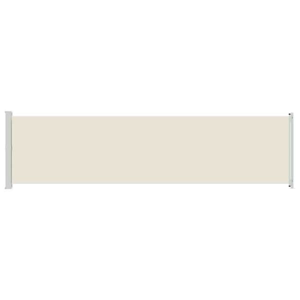 Maison Exclusive - Retractable side awning for patio 614x160 cm creme