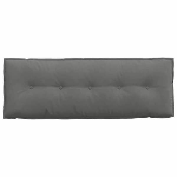 Maison Exclusive - Mørkegrå rygpude 140 x 50 cm Mikrofiberstof