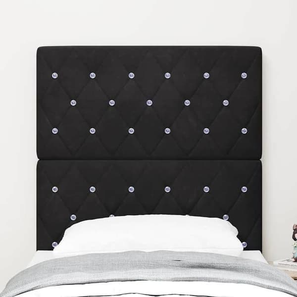 Maison Exclusive - Musta pääty 80 cm Sametti Svart