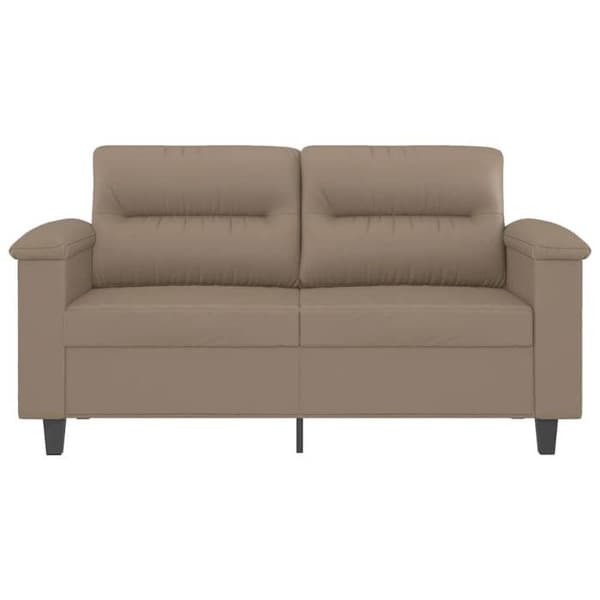Maison Exclusive - 2-personers sofa Cappuccino 120 cm Kunstlæder