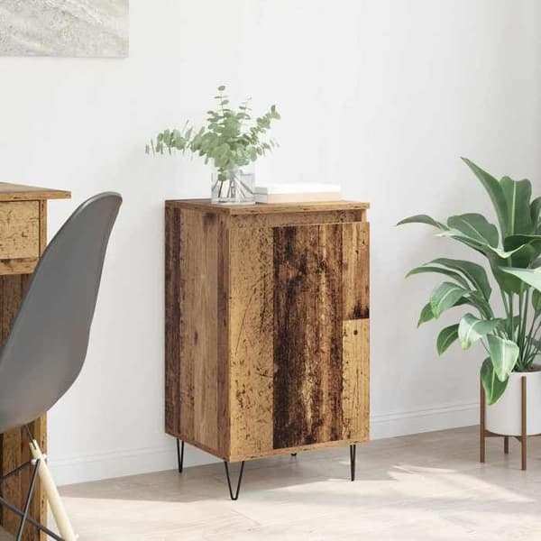 Buffet - EKSKLUSIVT HUS - 40x35x70 cm - Ingeniørtræ - Stor kapacitet - Moderne stil