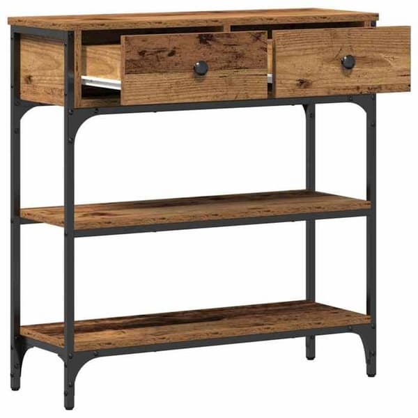 Maison Exclusive - Konsolbord Antik trä 72,5 x 25 x 75 cm Ingenjörsträ
