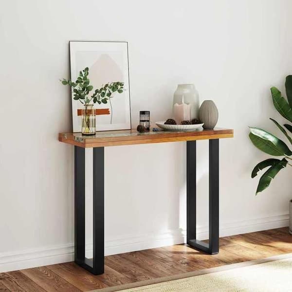 Maison Exclusive - Konsolipöytä Teak 100 x 35 x 75 cm