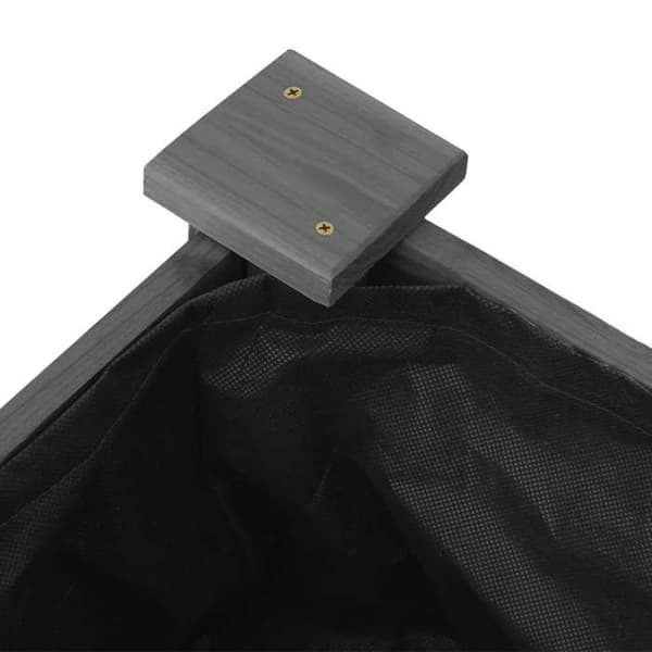 Maison Exclusive - Upphöjd trädgårdssäng foder 240x45x25 cm massiv furu