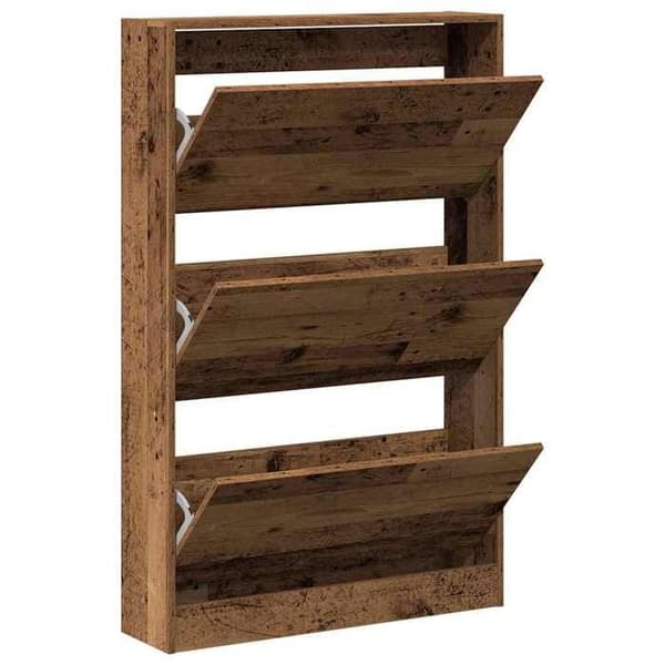 Maison Exclusive - Skoskab 80 x 21 x 125,5 cm Ingeniørtræ