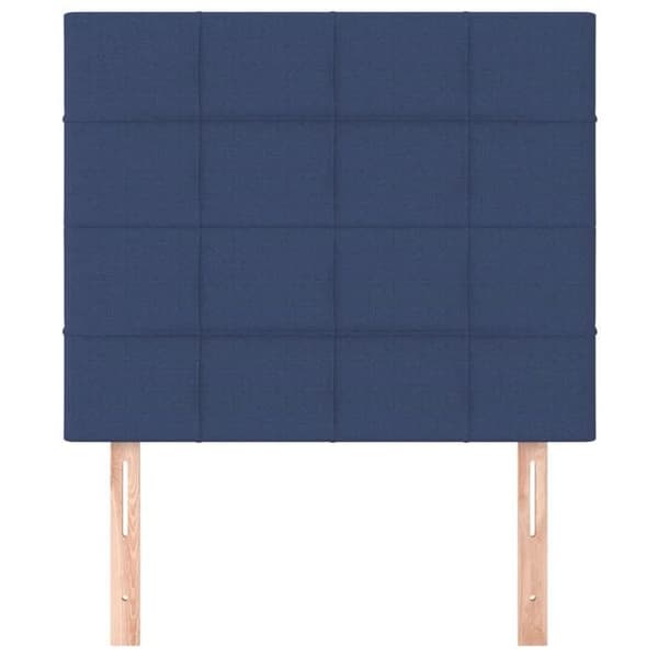 Maison Exclusive - Blå sänggavel 80x5x118/128 cm Tyg Blå