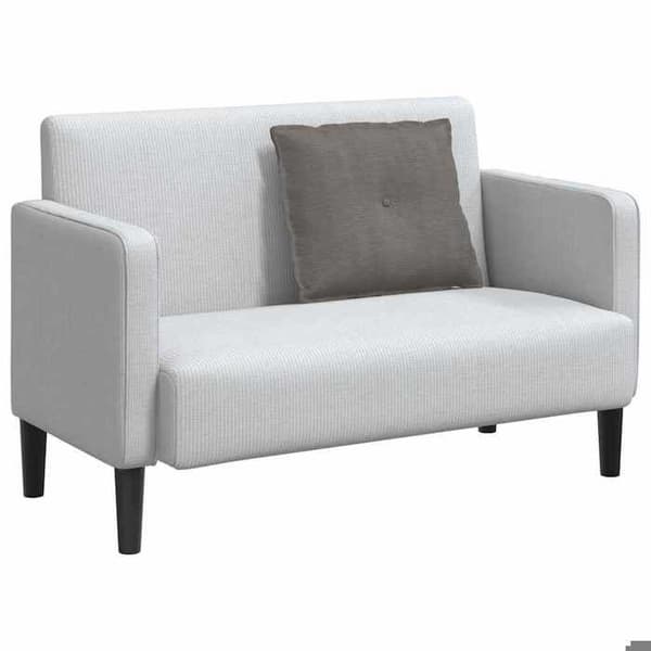 Maison Exclusive - Ljusgrå Ryggkudde 60 x 50 x 19 cm Ljusgrått