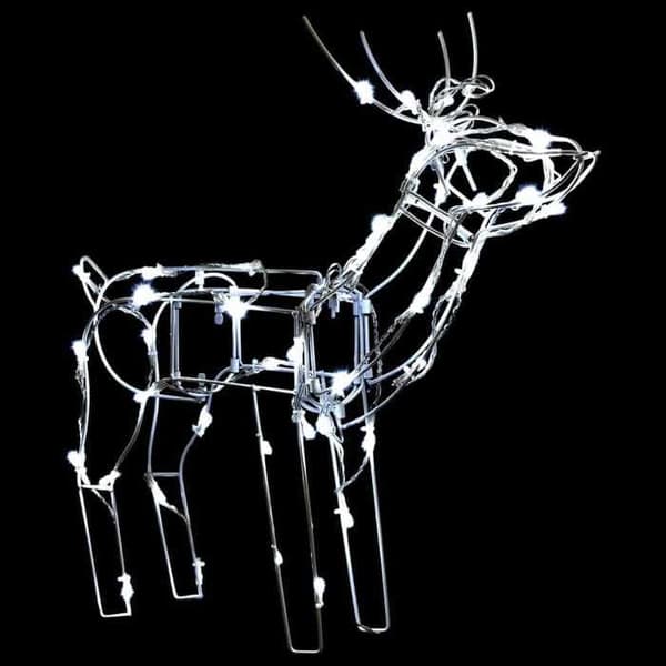 Maison Exclusive - Julbelysning 3 st Renar 229 LED