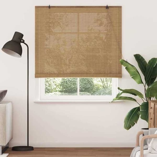 Maison Exclusive - Rullgardin Brun 140 x 220 cm Bambus