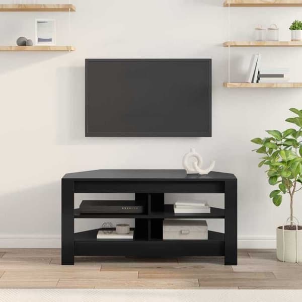 Maison Exclusive - Kulmapöytä 102 x 41 x 50 cm Musta Svart