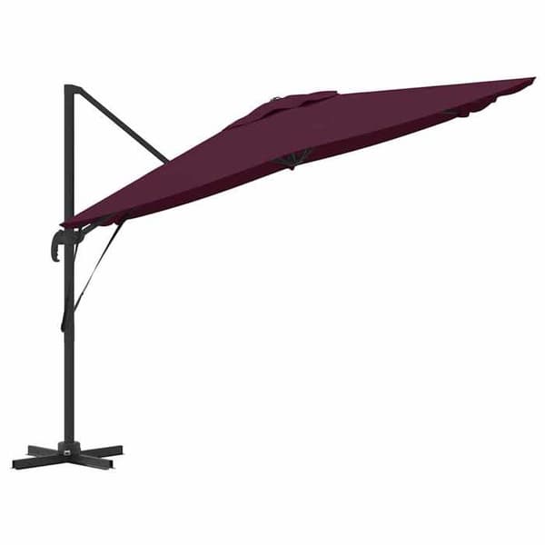 Maison Exclusive - Parasol Roma Rektangulär 286 x 284 x 265 cm Röd