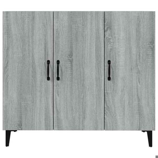 Maison Exclusive - Buffet sonoma grå 90x34x80 cm ingeniørtræ