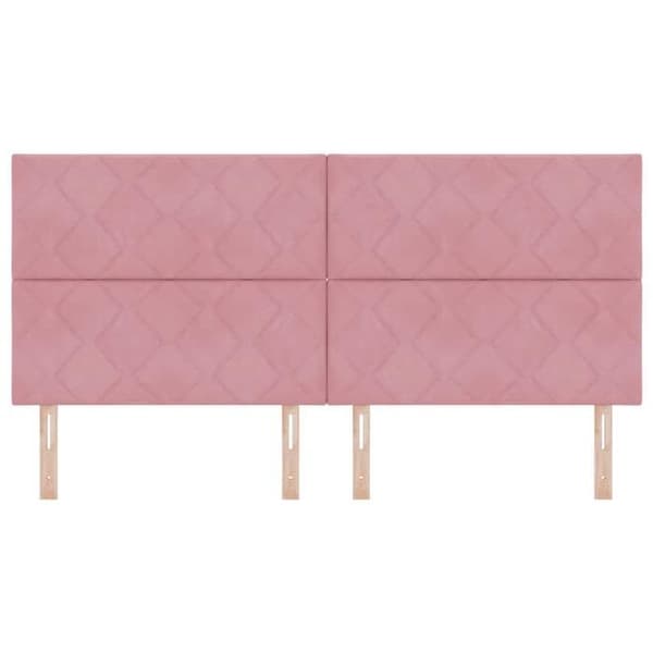 Maison Exclusive - LED Hovedgærde Rose 200 cm Velour