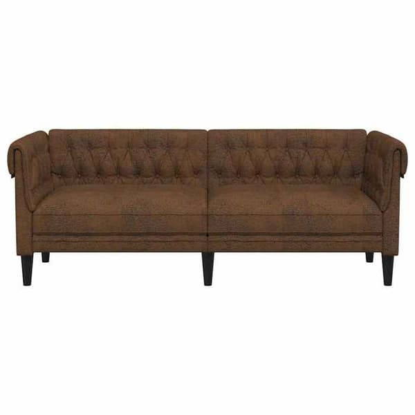 Maison Exclusive - Brun Sofa 201,5 x 74,5 x 74,5 cm Polyester