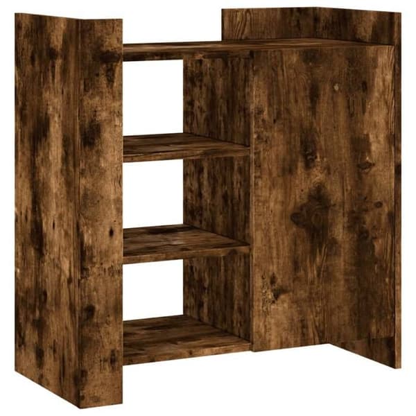 Maison Exclusive - Buffé i rökig ek 73,5x35x75 cm i ingenjörsträ.