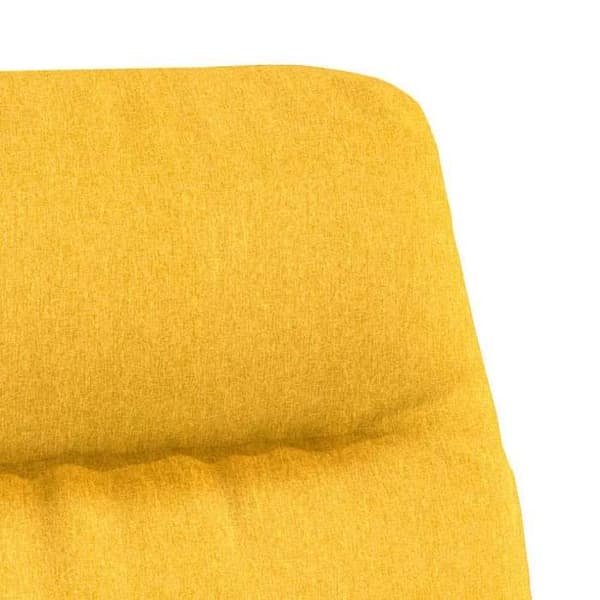 Maison Exclusive - Avkopplingsstol Gul senap Tyg Senap gul