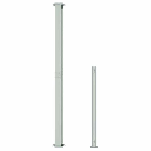 Maison Exclusive - Retractable side awning for patio 180x314 cm Sort