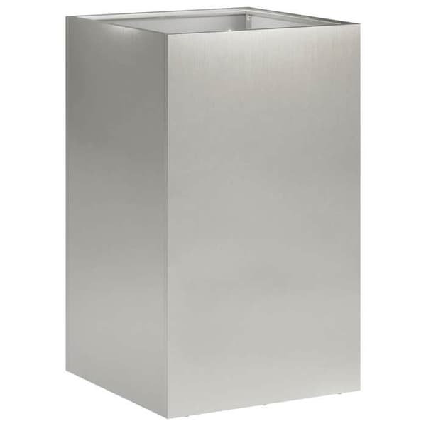 Maison Exclusive - Puutarhakori 2 kpl Hopea 40 x 40 x 50 cm Silver