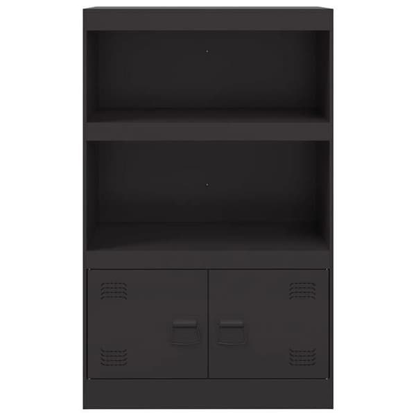 Maison Exclusive - Svart buffé 67x39x107 cm stål