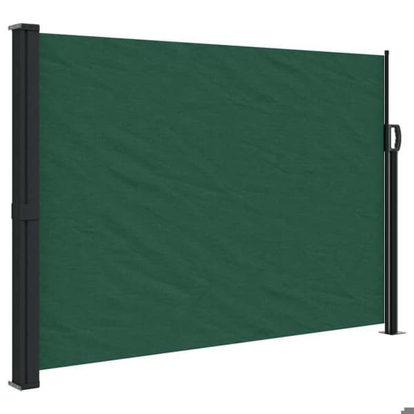 Maison Exclusive - Mörkgrön utdragbar sidokappa 140x500 cm Mörkgrön