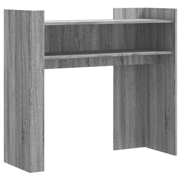 Maison Exclusive - Consolebord sonoma grå 100x35x90 cm ingeniørtræ sonoma grå