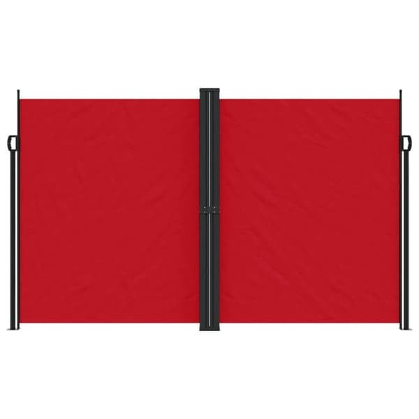 Maison Exclusive - Retractable side awning Rød 200x1200 cm
