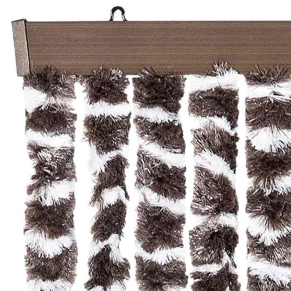 Maison Exclusive - Brun och vit myggnät 90x220 cm Chenille
