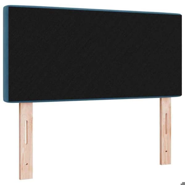 Maison Exclusive - Mörkblå sänggavel 90 cm Sammet