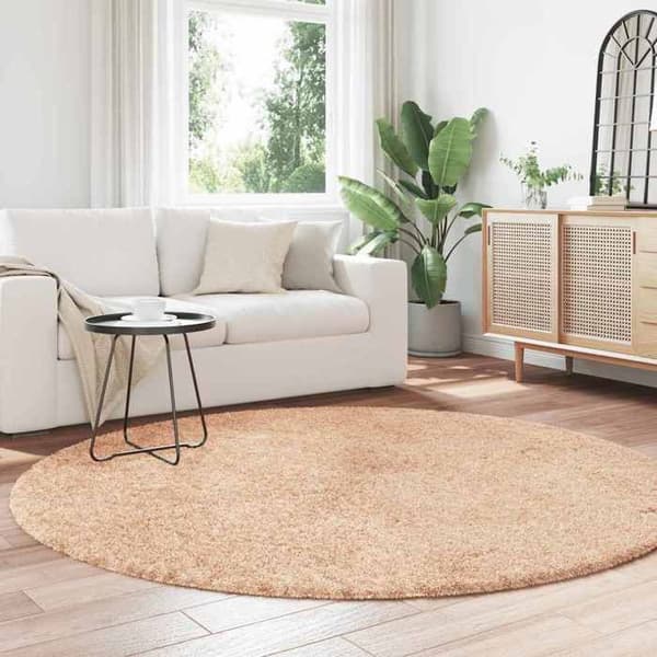 Matta - EXKLUSIVT HEM - NAVARRA - Polyester - Shaggy - Halkskydd beige