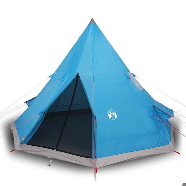 Maison Exclusive - Tipi campingtelt til 4 personer blå vandtæt
