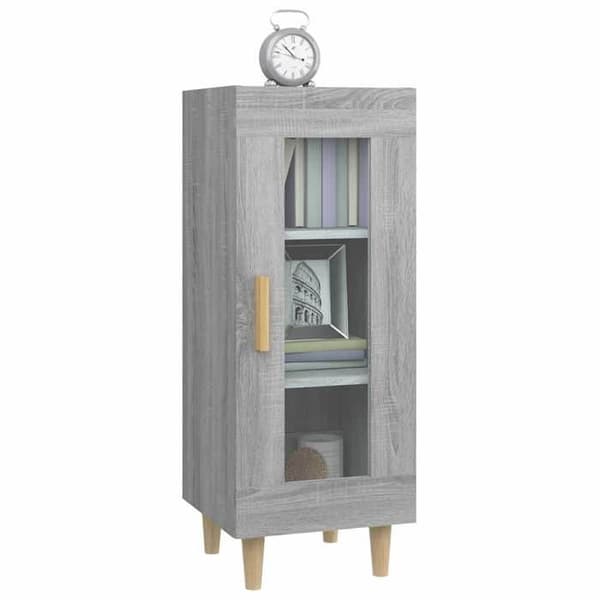 Maison Exclusive - Buffet Sonoma grå 34,5x34x90 cm Ingenjörsträ