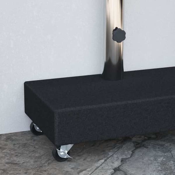 Maison Exclusive - Sort parasolfod 45x25x8 cm Granit