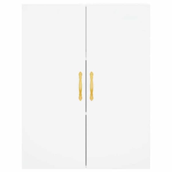 Maison Exclusive - Buffé hög Vit 69,5x34x180 cm Ingenjörsträ Vit
