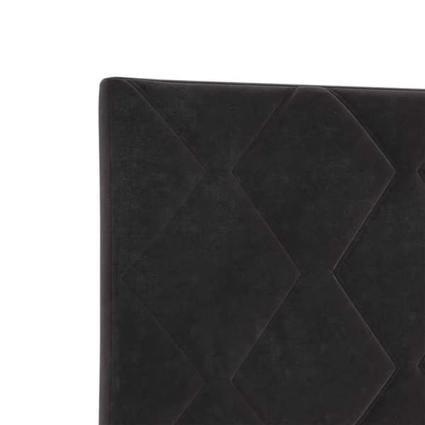 Maison Exclusive - Svart sänggavel 180 cm Sammet