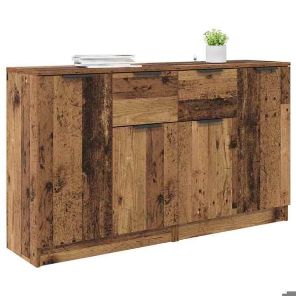 Buffé - EXKLUSIVT HEM - Kompakt Modell - 60 x 30 x 70 cm - Ingenjörsträ - Set om 2