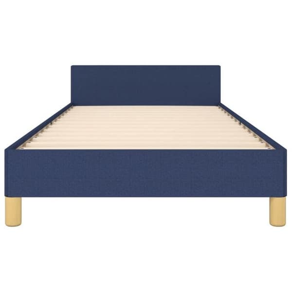 Maison Exclusive - Sengestel uden madras blå 90x190 cm stof