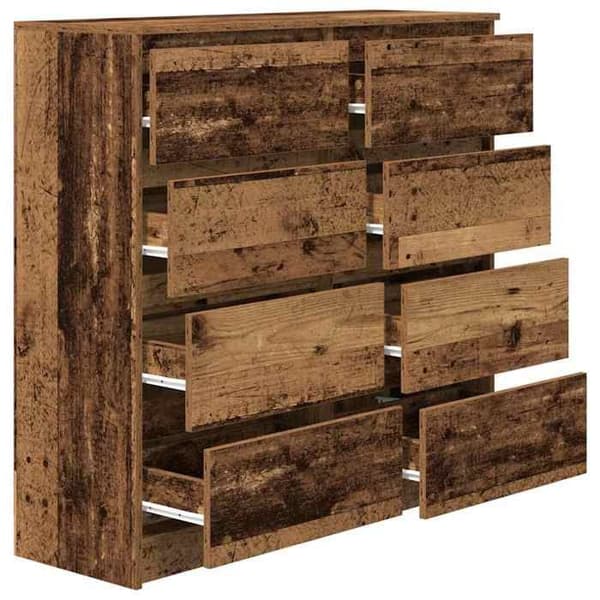 Maison Exclusive - Buffet gammel træ 100x35x99 cm ingeniørtræ