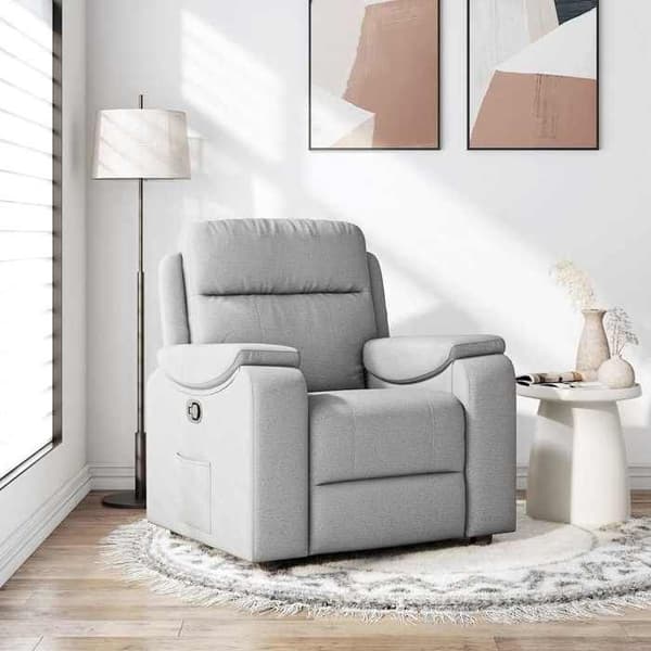 Maison Exclusive - Grå sky stof lænestol