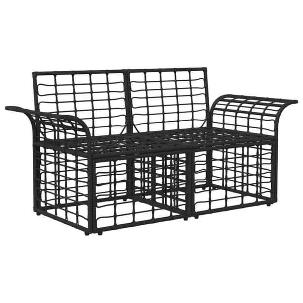 Maison Exclusive - Utomhus loveseat 2 delar 2-sits