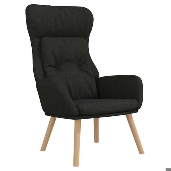 Maison Exclusive - Avkopplingsstol Svart Tyg
