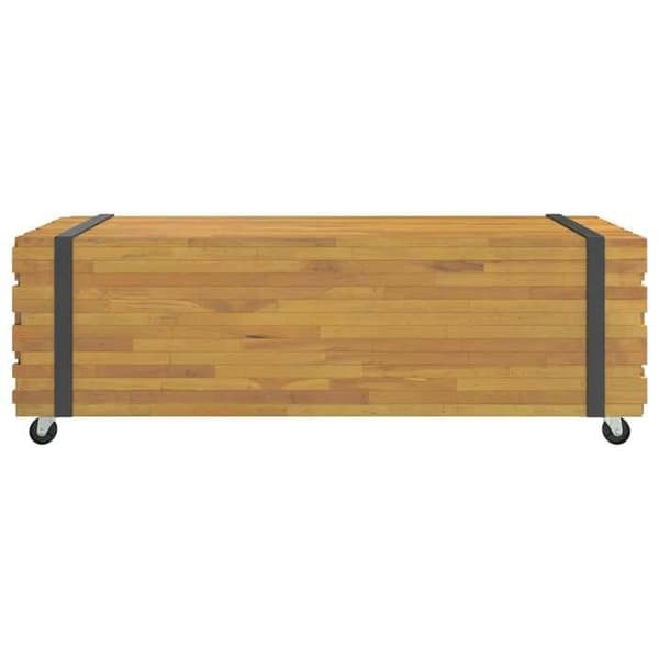 Maison Exclusive - Matala pöytä 110x45x35 cm tiikkipuusta