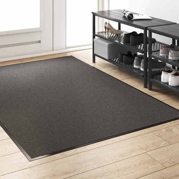 Maison Exclusive - Anthracite ja musta sisäänkäyntimatto 120 x 180 cm 100% polyamidia