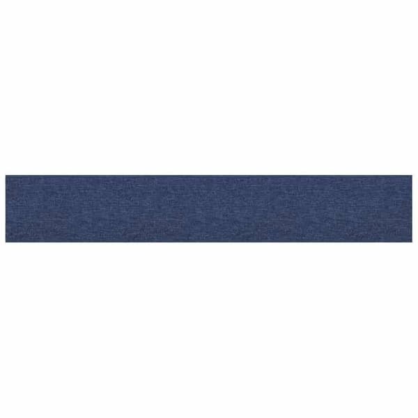 Væghovedgærde - EKSKLUSIV HUS - Rektangulær - Blå - 90 x 15 cm - Stof & ingeniørtræ Blå