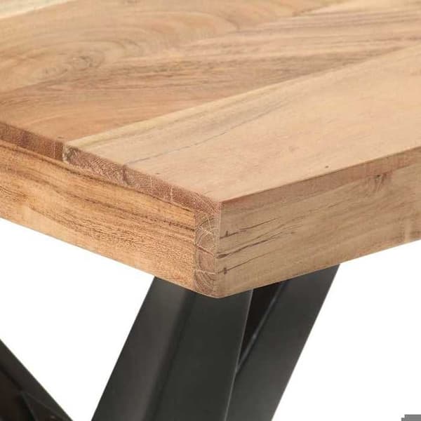 Maison Exclusive - Spisebord 120x60x76 cm Solid akacietræ