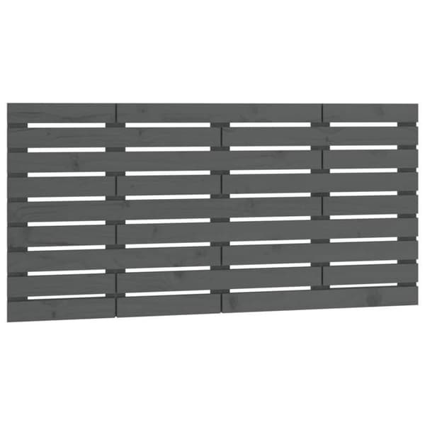 Maison Exclusive - Harmaa seinäpäätä 146x3x63 cm Massiivipuu mänty Grå
