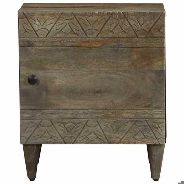 Maison Exclusive - 2 stk natborde grå lys 40x33x46 cm solid mangotræ