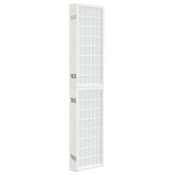 Maison Exclusive - Fällbar avskiljande vägg 5 paneler 200x170 cm Vit