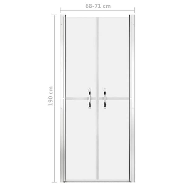Maison Exclusive - Duschdörr ESG frostat 71x190 cm