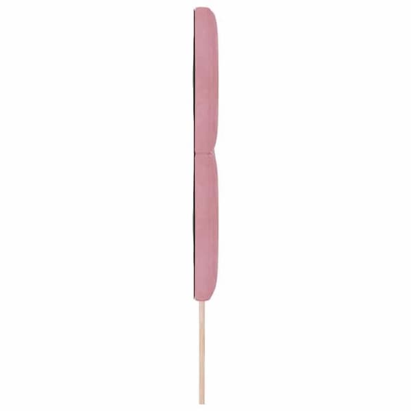 Maison Exclusive - LED-huvudgavel Rosa 144 cm Sammet