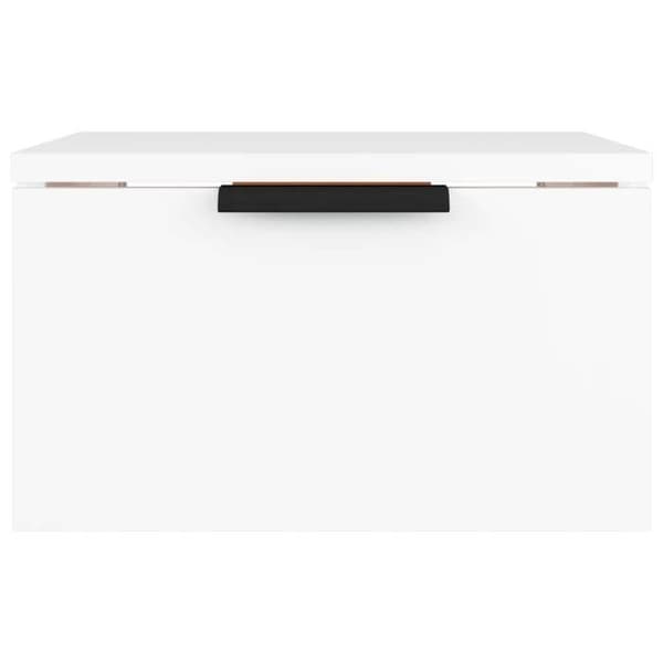 Maison Exclusive - Väggmonterad sängbord vit 34x30x20 cm Vit